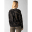 prAna Cozy Up Sweatshirt - Womens, Black Camo, Extra Small, 1967291-001-XS