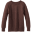 prAna Cozy Up Sweatshirt - Womens, Cocoa Heather, Medium, W23180582-CZHT-M