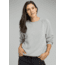 prAna Cozy Up Sweatshirt - Womens, Heather Grey, XSmall, W23180582-HTGY-XS