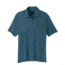 prAna Crosshatch Polo - Men's-Medium-Teal