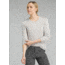 prAna Foundation Long Sleeve Crew Neck Top - Women's, Light Grey Heather, X-Small, W21170144-LGHT-XS