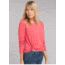 prAna Foundation Long Sleeve Crew Neck Top - Women's, Rhubarb Heather, Large, W21170144-RHHT-L