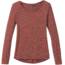 prAna Foundation Long Sleeve Crew - Women's, Chai Heather Stripe, Small, W21170144-CHHS-S