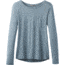 prAna Foundation Long Sleeve Crew Neck Top - Women's, Bayou Blue, Medium, W21170144-BYBL-M