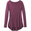 prAna Foundation Long Sleeve Crew Neck Top - Women's, Sangria Heather, Medium, W23170184-SAHT-M