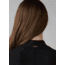 prAna Foundation Rib Mock Neck - Women's, Small, Black Heather, 1967251-001-S