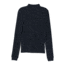 prAna Foundation Rib Mock Neck - Women's, Extra Small, Black Heather, 1967251-001-XS