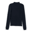 prAna Foundation Rib Mock Neck - Women's, Small, Black Heather, 1967251-001-S