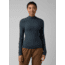 prAna Foundation Rib Mock Neck - Women's, Small, Grey Blue Heather, 1967251-400-S