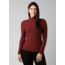 prAna Foundation Rib Mock Neck - Women's, Small, Rhubarb Heather, 1967251-600-S