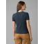 prAna Foundation Rib Tee - Womens, Grey Blue Heather, XS, 1970821-021-XS