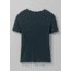 prAna Foundation Rib Tee - Womens, Grey Blue Heather, XS, 1970821-021-XS