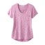 prAna Foundation Short Sleeve V-neck - Women's, Orchid Heather, Small, W11170142 -582-S