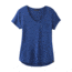 prAna Foundation Short Sleeve V-neck - Women's, Sapphire Heather, XSmall, W11170142 -429-XS