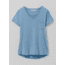 prAna Foundation Short Sleeve V-neck - Womens, Sea Mist Heather, S, W11170142-402-S