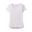 prAna Foundation Short Sleeve V-Neck - Womens, White, Extra Small, 1971451-100-XS
