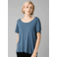 prAna Foundation Slouch Top - Womens, Nickel Heather, Small, W11202004-NIHT-S