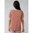 prAna Foundation Slouch Top - Womens, Vino Heather Stripe, Medium, W11202004-VIHS-M