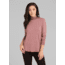 prAna Foundation Turtleneck Shirt - Womens, Dark Mauve Heather, Medium, W23180527-DMVH-M