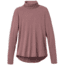 prAna Foundation Turtleneck Shirt - Womens, Dark Mauve Heather, Medium, W23180527-DMVH-M