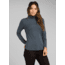 prAna Foundation Turtleneck Shirt - Womens, Grey Blue Heather, Extra Small, W23180527-GBHT-XS