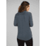 prAna Foundation Turtleneck Shirt - Womens, Grey Blue Heather, Extra Small, W23180527-GBHT-XS