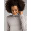 prAna Foundation Turtleneck Shirt - Womens, Light Grey Heather Stripe, Extra Small, W23180527-LGHS-XS