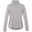 prAna Foundation Turtleneck Shirt - Womens, Light Grey Heather Stripe, Extra Small, W23180527-LGHS-XS
