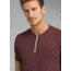 prAna Garrity Short Sleeve Henley T-Shirt - Men's, Black Cherry, Medium, M11181406-BKCY-M