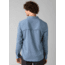 prAna Garvan Long Sleeve Shirt - Mens, Antique Blue, Extra Large, 1965681-400-ST-XL