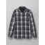prAna Glover Park Lined Flannel, Black, XLarge, 1964501-001-ST-XL