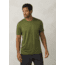 Prana Hardesty Short Sleeve Mens, Fern Green Stripe, Small, M11170402-FEGS-S