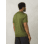 Prana Hardesty Short Sleeve Mens, Fern Green Stripe, Small, M11170402-FEGS-S