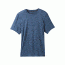 prAna Hardesty Short Sleeve Mens, Sunbleached Blue Stripe, Large, M11170402-SBBS-L