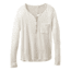 prAna Hensley Long Sleeve T-Shirt - Womens, Bone, X-Large, W23180532-BON-XL