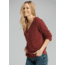 prAna Hensley Long Sleeve T-Shirt - Women's, Mulled Wine, XSmall, W23180532-MUWI-XS