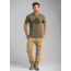 prAna Icon Short Sleeve T-Shirt, Cargo Green Heather, XLarge, M11191468 -319-XL