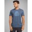 prAna Icon Short Sleeve T-Shirt, Denim Heather, XLarge, M11191468 -479-XL
