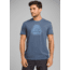 prAna Icon Short Sleeve T-Shirt, Denim Heather, XXLarge, M11191468 -479-XXL