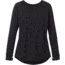prAna Iselle Long Sleeve Tee - Women's, Black, Extra Large, W21190655-BLK-XL