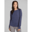 prAna Iselle Long Sleeve Tee - Womens, Midnight Dew, Large, W21190655-MNDW-L