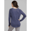 prAna Iselle Long Sleeve Tee - Womens, Midnight Dew, Large, W21190655-MNDW-L