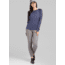 prAna Iselle Long Sleeve Tee - Womens, Midnight Dew, Large, W21190655-MNDW-L