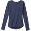 prAna Iselle Long Sleeve Tee - Womens, Midnight Dew, Large, W21190655-MNDW-L