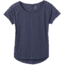 prAna Iselle Short Sleeve Tee - Womens, Midnight Dew, Large, W11190667-MNDW-L