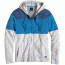 prAna Jax Full Zip Hoodie - Men's-Blue Ash-X-Large