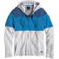 prAna Jax Full Zip Hoodie - Men's-Blue Ash-Medium
