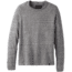 prAna Kaola Crew Sweater - Mens, Grey Heather, Extra Large, M21191398-GYHT-XL