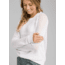 prAna Kokimo Sweater, White, XLarge, W21190690 -100-XL