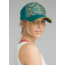 prAna La Viva Trucker Cap, Teal Flores, One Size, U5VIVA115-TEFL-O/S